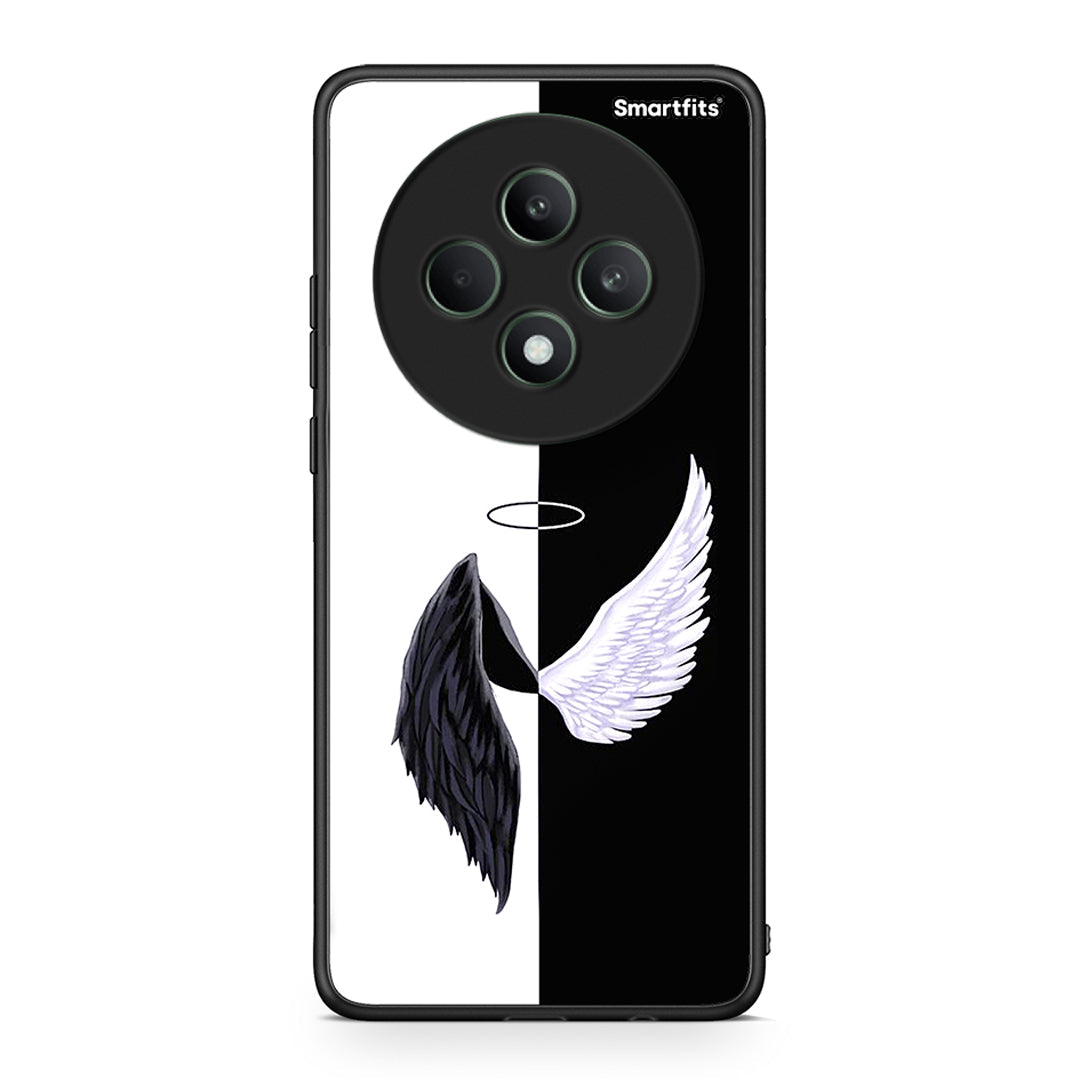 Oppo Reno12 F 5G / FS 5G Angels Demons θήκη από τη Smartfits με σχέδιο στο πίσω μέρος και μαύρο περίβλημα | Smartphone case with colorful back and black bezels by Smartfits