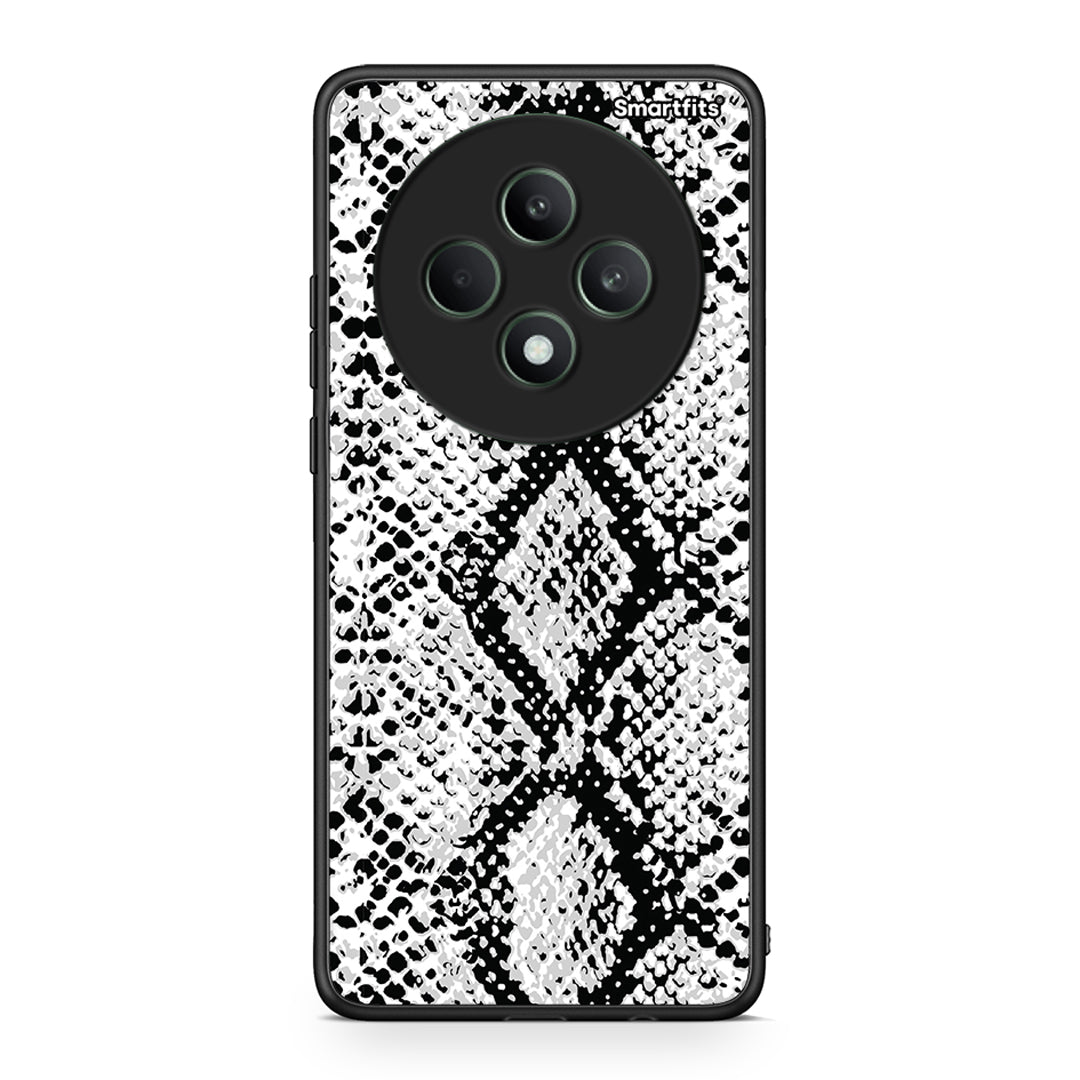 24 - Oppo Reno12 F 5G / FS 5G White Snake Animal case, cover, bumper