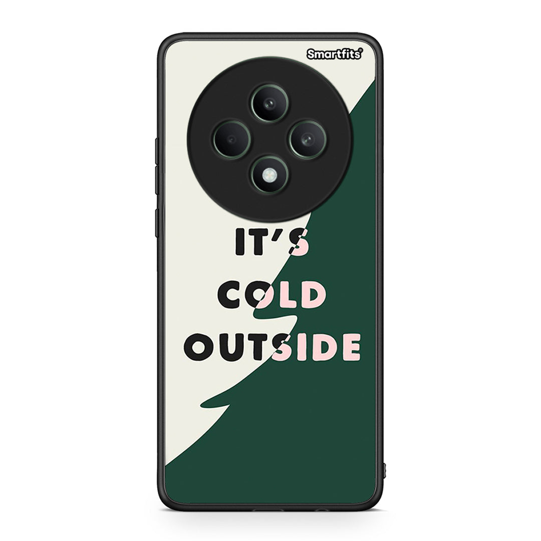 Oppo Reno12 F 5G / FS 5G Cold Outside θήκη από τη Smartfits με σχέδιο στο πίσω μέρος και μαύρο περίβλημα | Smartphone case with colorful back and black bezels by Smartfits