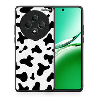 Thumbnail for Θήκη Oppo Reno12 F 5G / FS 5G Cow Print από τη Smartfits με σχέδιο στο πίσω μέρος και μαύρο περίβλημα | Oppo Reno12 F 5G / FS 5G Cow Print case with colorful back and black bezels