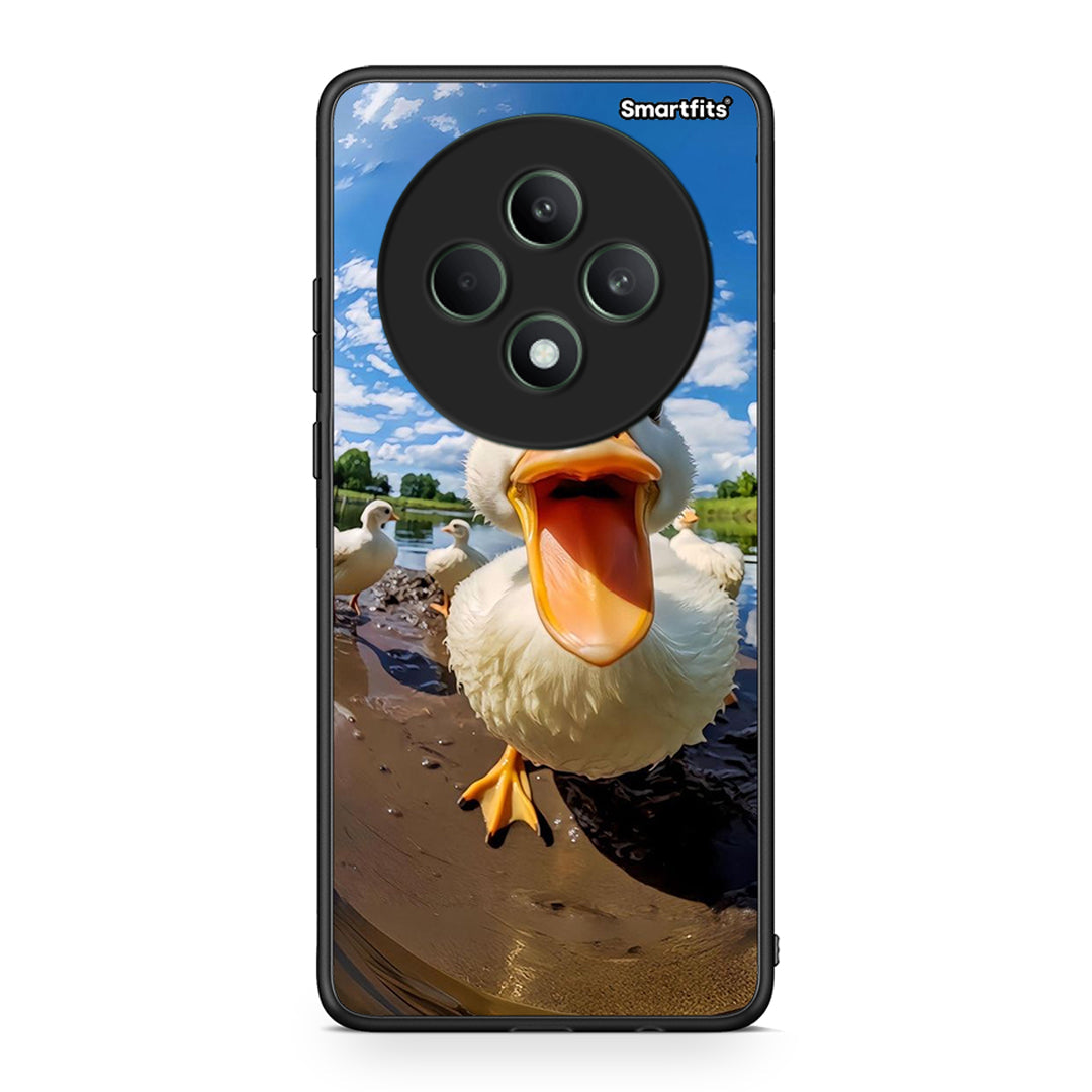 Oppo Reno12 F 5G / FS 5G Duck Face θήκη από τη Smartfits με σχέδιο στο πίσω μέρος και μαύρο περίβλημα | Smartphone case with colorful back and black bezels by Smartfits