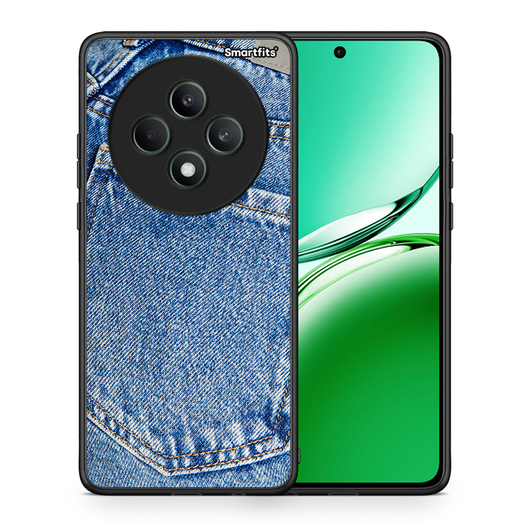 Θήκη Oppo Reno12 F 5G / FS 5G Jeans Pocket από τη Smartfits με σχέδιο στο πίσω μέρος και μαύρο περίβλημα | Oppo Reno12 F 5G / FS 5G Jeans Pocket case with colorful back and black bezels