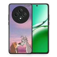 Thumbnail for Θήκη Oppo Reno12 F 5G / FS 5G Lady And Tramp από τη Smartfits με σχέδιο στο πίσω μέρος και μαύρο περίβλημα | Oppo Reno12 F 5G / FS 5G Lady And Tramp case with colorful back and black bezels