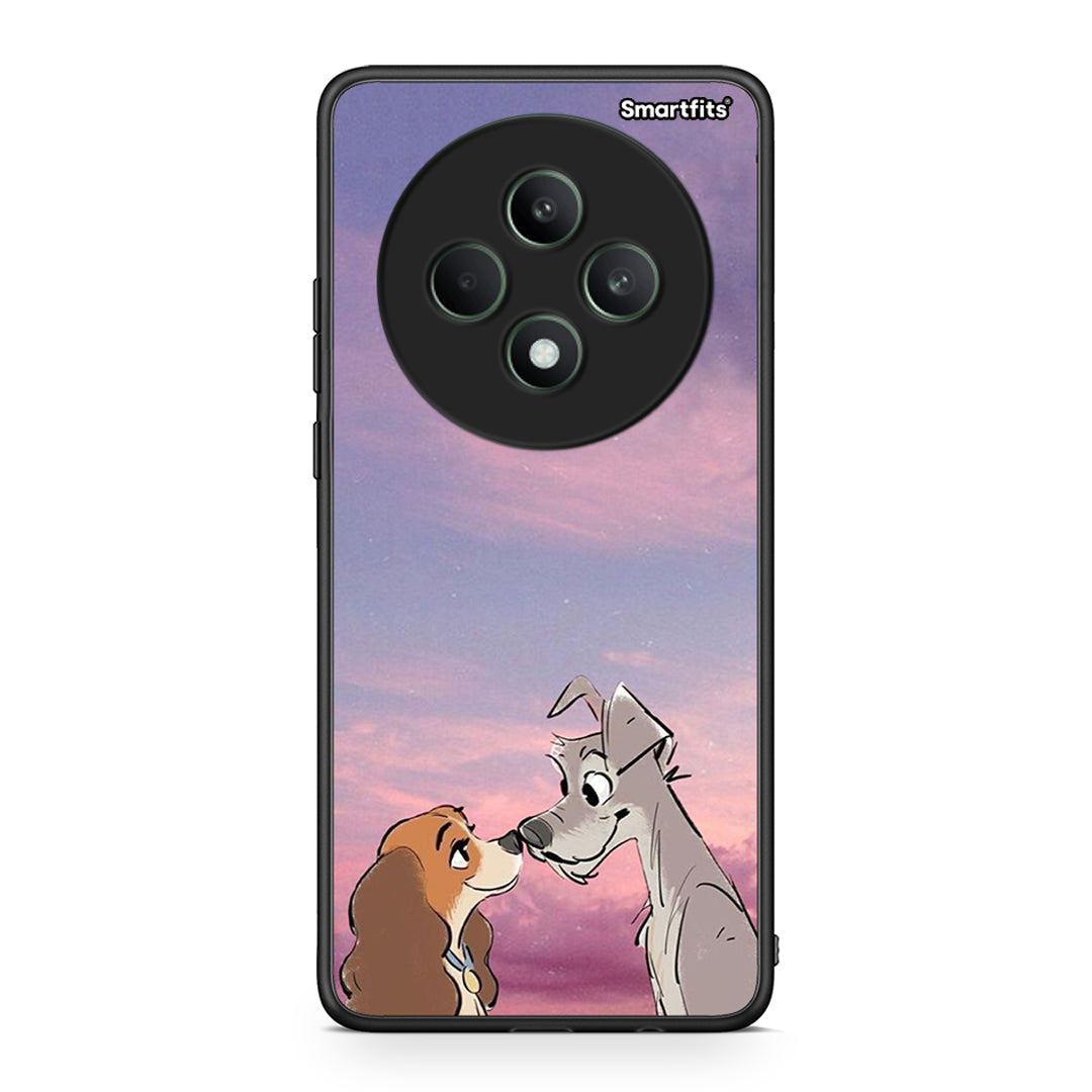 Oppo Reno12 F 5G / FS 5G Lady And Tramp θήκη από τη Smartfits με σχέδιο στο πίσω μέρος και μαύρο περίβλημα | Smartphone case with colorful back and black bezels by Smartfits