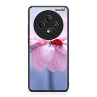 Thumbnail for Oppo Reno12 F 5G / FS 5G Ladybug Flower θήκη από τη Smartfits με σχέδιο στο πίσω μέρος και μαύρο περίβλημα | Smartphone case with colorful back and black bezels by Smartfits