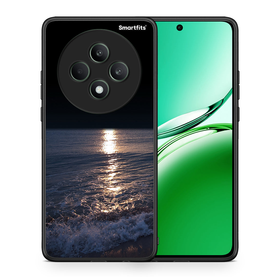 Θήκη Oppo Reno12 F 5G / FS 5G Moon Landscape από τη Smartfits με σχέδιο στο πίσω μέρος και μαύρο περίβλημα | Oppo Reno12 F 5G / FS 5G Moon Landscape case with colorful back and black bezels