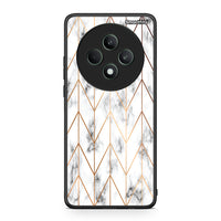 Thumbnail for 44 - Oppo Reno12 F 5G / FS 5G Gold Geometric Marble case, cover, bumper