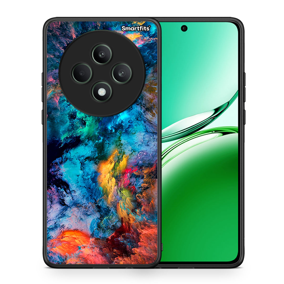 Θήκη Oppo Reno12 F 5G / FS 5G Crayola Paint από τη Smartfits με σχέδιο στο πίσω μέρος και μαύρο περίβλημα | Oppo Reno12 F 5G / FS 5G Crayola Paint case with colorful back and black bezels