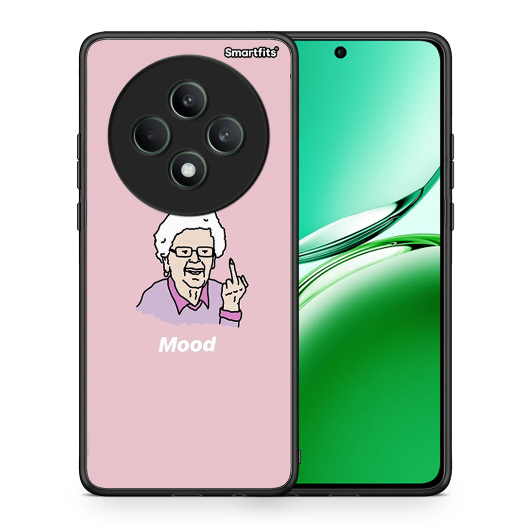 Θήκη Oppo Reno12 F 5G / FS 5G Mood PopArt από τη Smartfits με σχέδιο στο πίσω μέρος και μαύρο περίβλημα | Oppo Reno12 F 5G / FS 5G Mood PopArt case with colorful back and black bezels