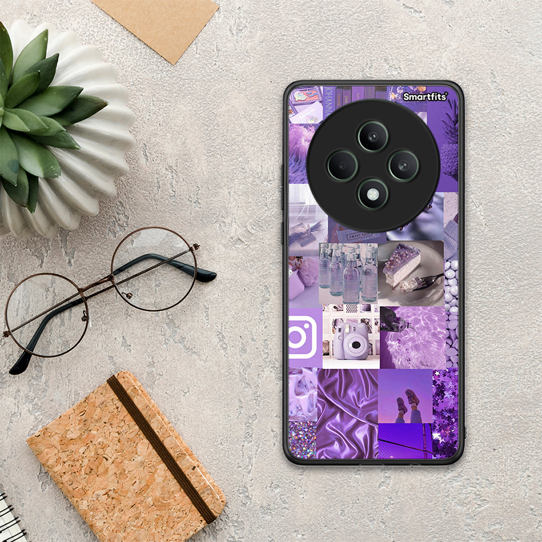 Purple Aesthetic Collage - Oppo Reno12 F 5G / FS 5G θήκη