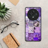 Thumbnail for Purple Aesthetic Collage - Oppo Reno12 F 5G / FS 5G θήκη