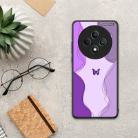 Thumbnail for Purple Mariposa - Oppo Reno12 F 5G / FS 5G θήκη