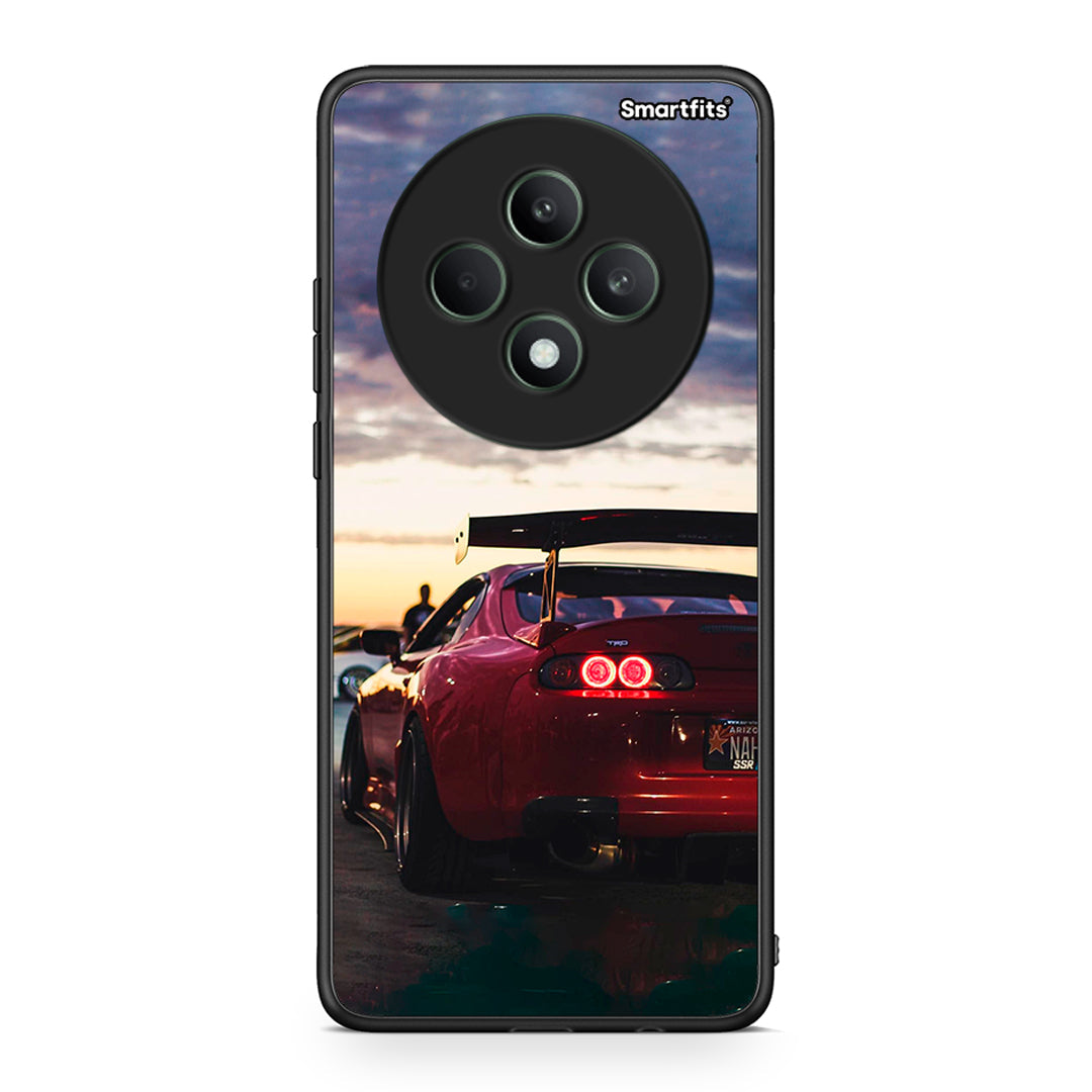 Oppo Reno12 F 5G / FS 5G Racing Supra θήκη από τη Smartfits με σχέδιο στο πίσω μέρος και μαύρο περίβλημα | Smartphone case with colorful back and black bezels by Smartfits