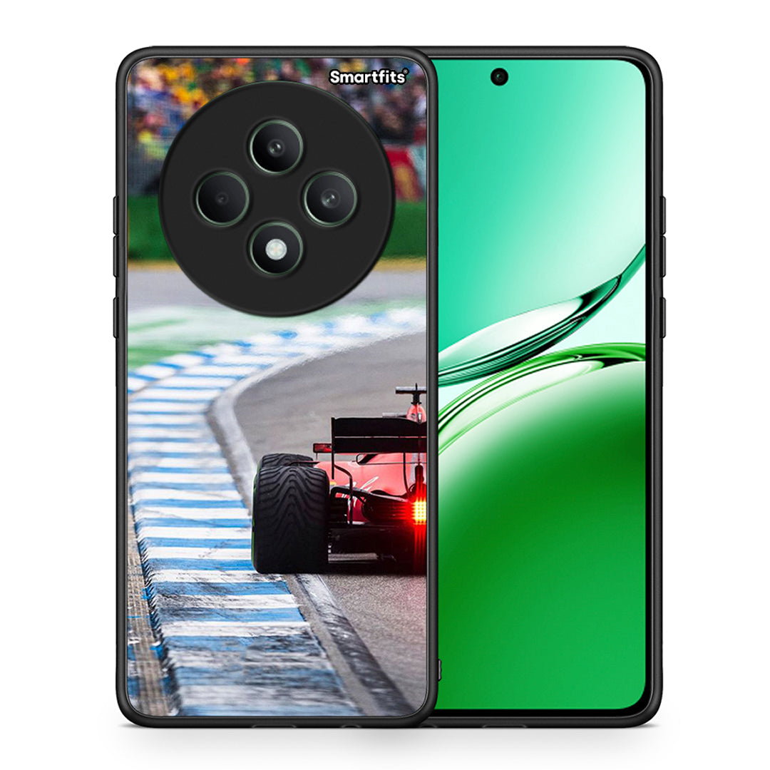 Θήκη Oppo Reno12 F 5G / FS 5G Racing Vibes από τη Smartfits με σχέδιο στο πίσω μέρος και μαύρο περίβλημα | Oppo Reno12 F 5G / FS 5G Racing Vibes case with colorful back and black bezels