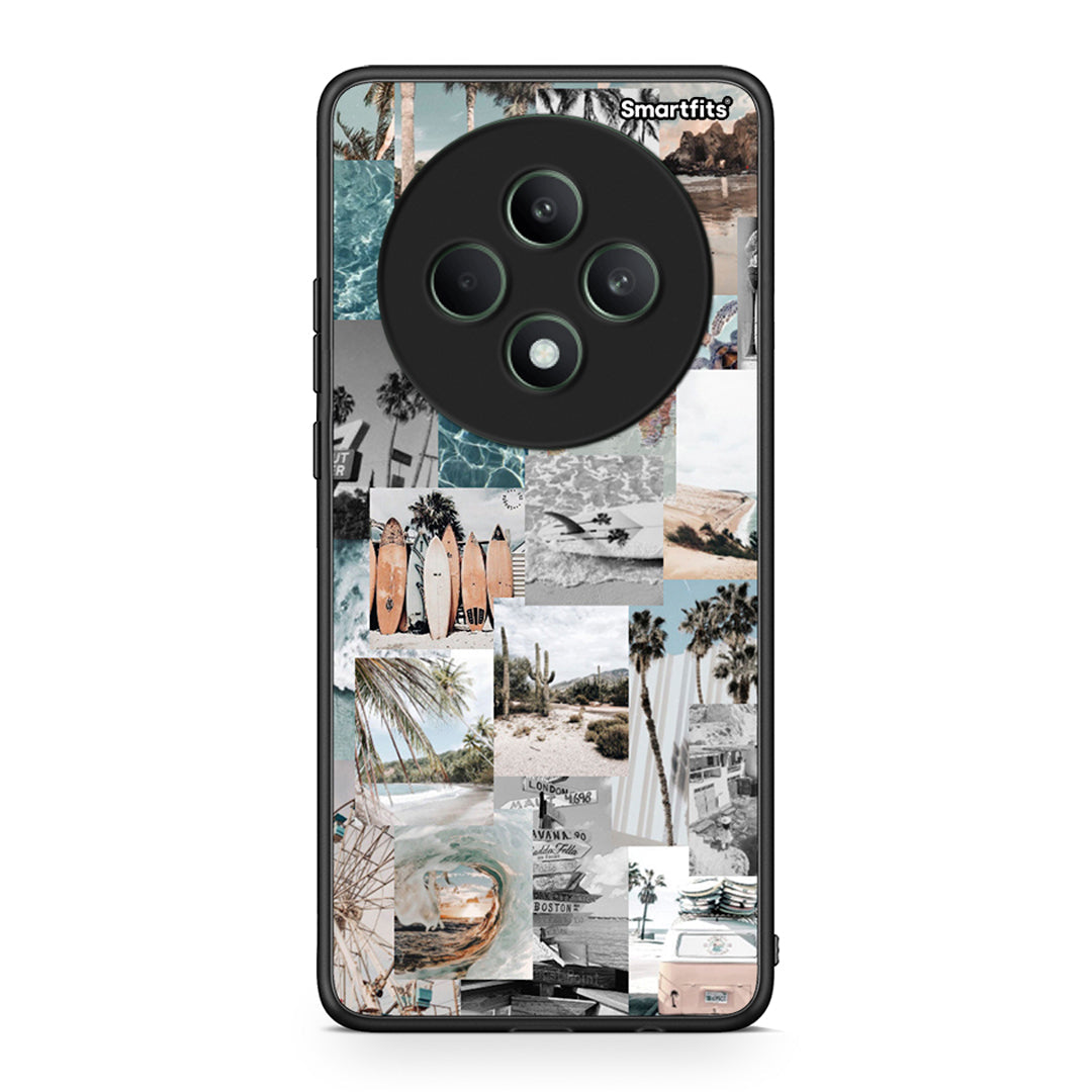 Oppo Reno12 F 5G / FS 5G Retro Beach Life Θήκη από τη Smartfits με σχέδιο στο πίσω μέρος και μαύρο περίβλημα | Smartphone case with colorful back and black bezels by Smartfits