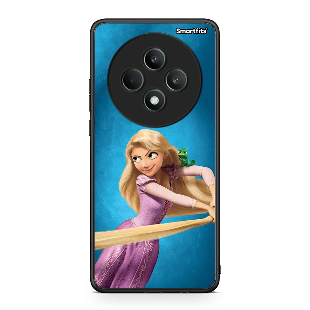 Oppo Reno12 F 5G / FS 5G Tangled 2 Θήκη Αγίου Βαλεντίνου από τη Smartfits με σχέδιο στο πίσω μέρος και μαύρο περίβλημα | Smartphone case with colorful back and black bezels by Smartfits