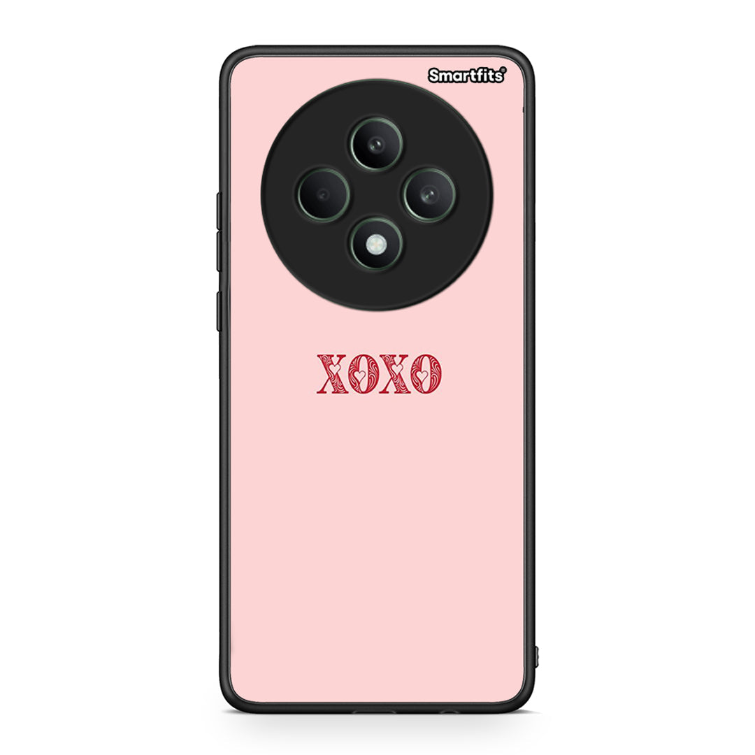 Oppo Reno12 F 5G / FS 5G XOXO Love θήκη από τη Smartfits με σχέδιο στο πίσω μέρος και μαύρο περίβλημα | Smartphone case with colorful back and black bezels by Smartfits