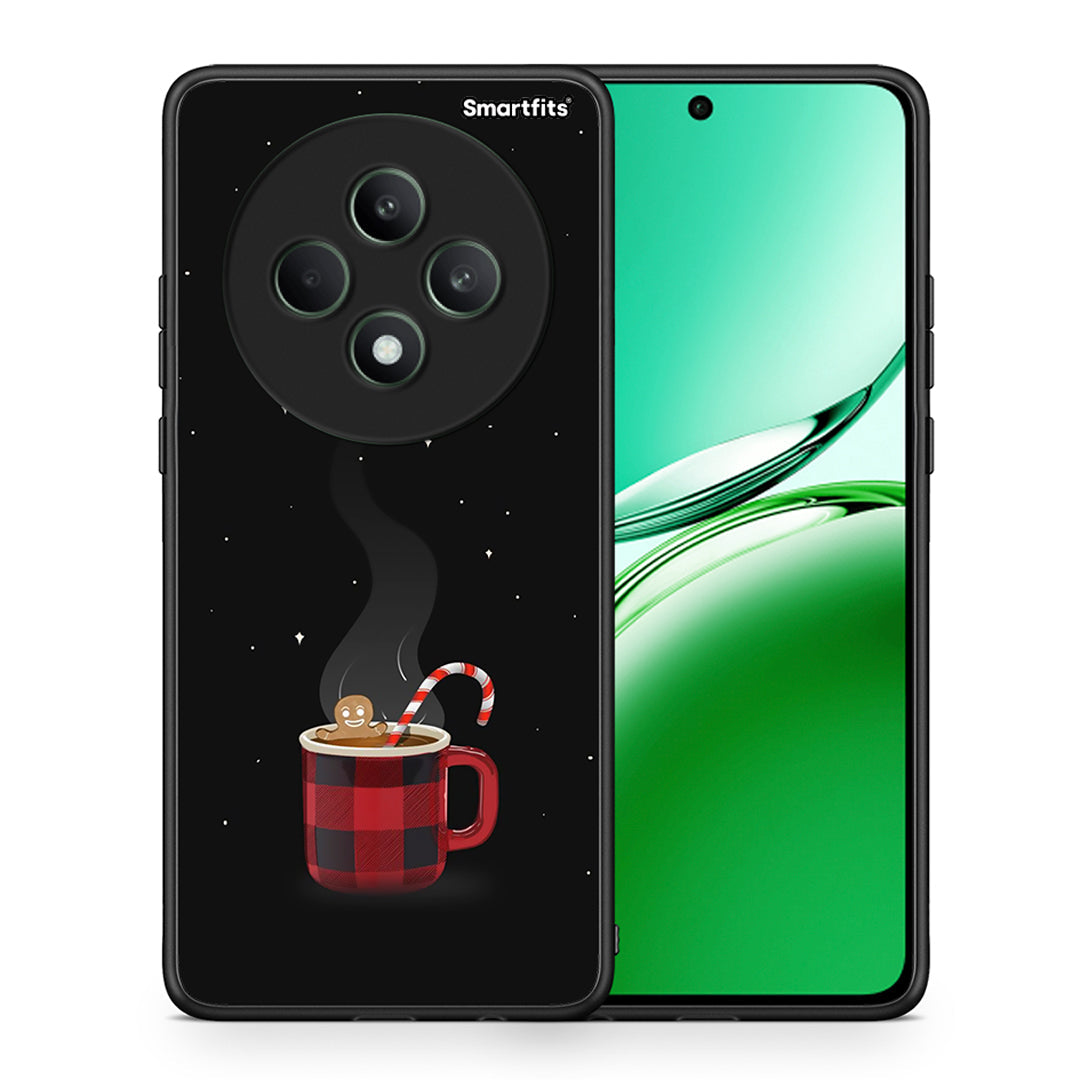 Θήκη Oppo Reno12 F 5G / FS 5G Xmas Bathing από τη Smartfits με σχέδιο στο πίσω μέρος και μαύρο περίβλημα | Oppo Reno12 F 5G / FS 5G Xmas Bathing case with colorful back and black bezels