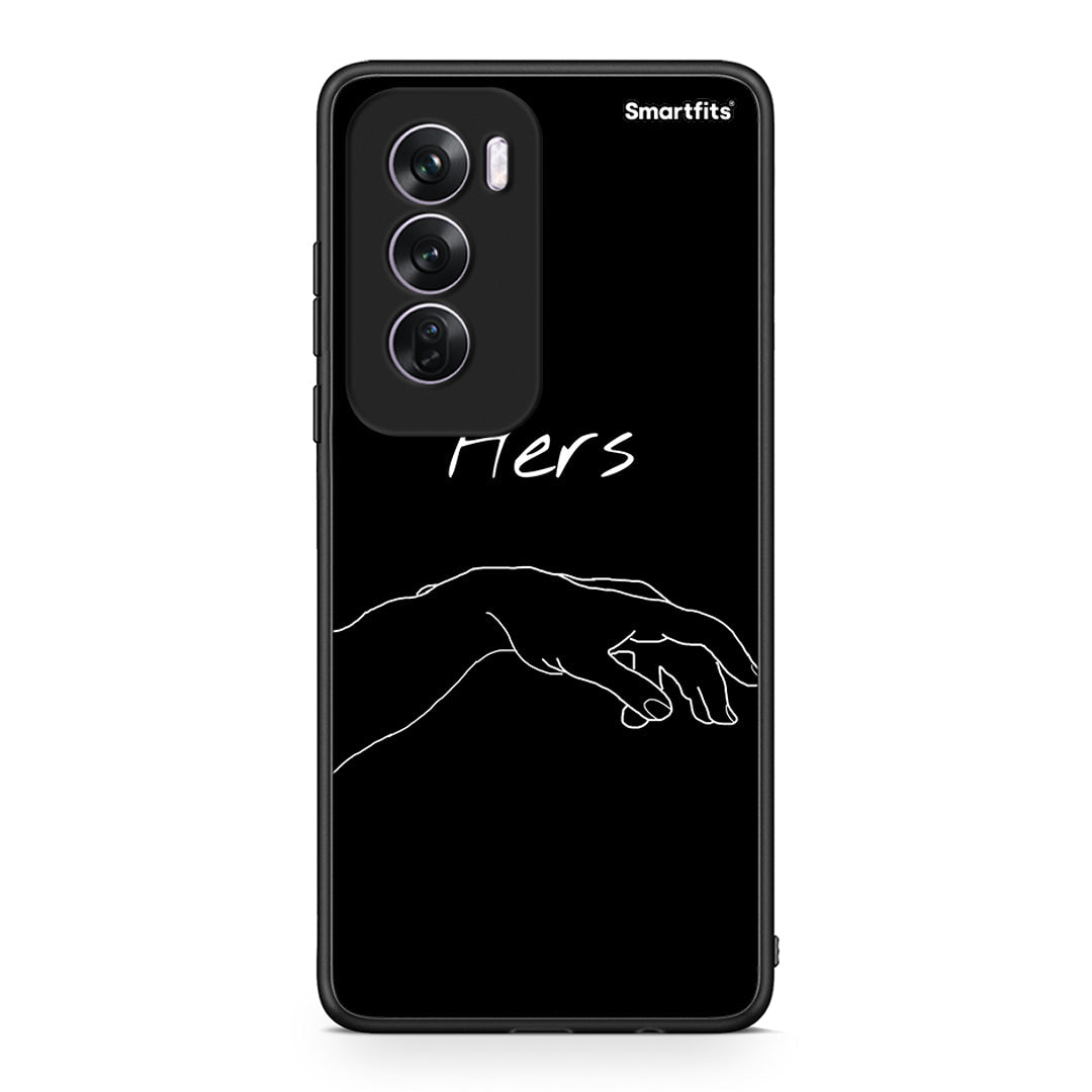 Oppo Reno12 Pro Aeshetic Love 1 Θήκη Αγίου Βαλεντίνου από τη Smartfits με σχέδιο στο πίσω μέρος και μαύρο περίβλημα | Smartphone case with colorful back and black bezels by Smartfits