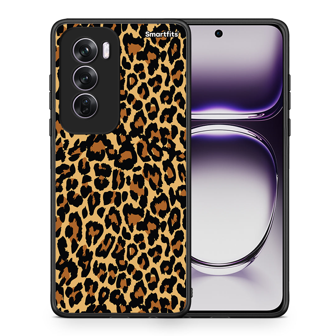 Θήκη Oppo Reno12 Pro Leopard Animal από τη Smartfits με σχέδιο στο πίσω μέρος και μαύρο περίβλημα | Oppo Reno12 Pro Leopard Animal case with colorful back and black bezels