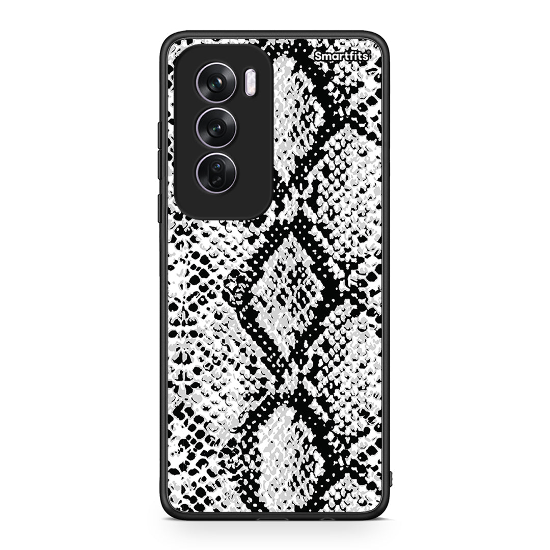 24 - Oppo Reno12 Pro White Snake Animal case, cover, bumper