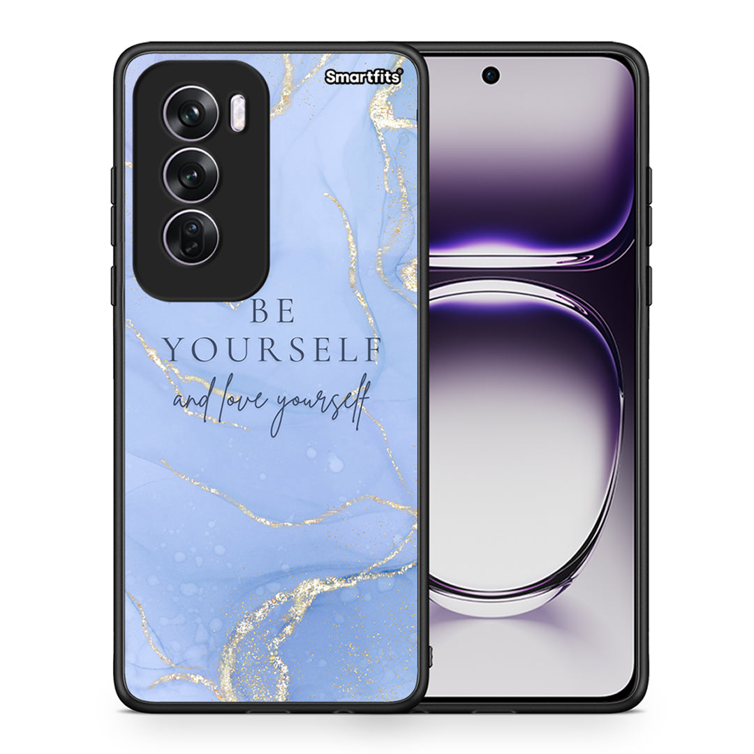 Θήκη Oppo Reno12 Pro Be Yourself από τη Smartfits με σχέδιο στο πίσω μέρος και μαύρο περίβλημα | Oppo Reno12 Pro Be Yourself case with colorful back and black bezels