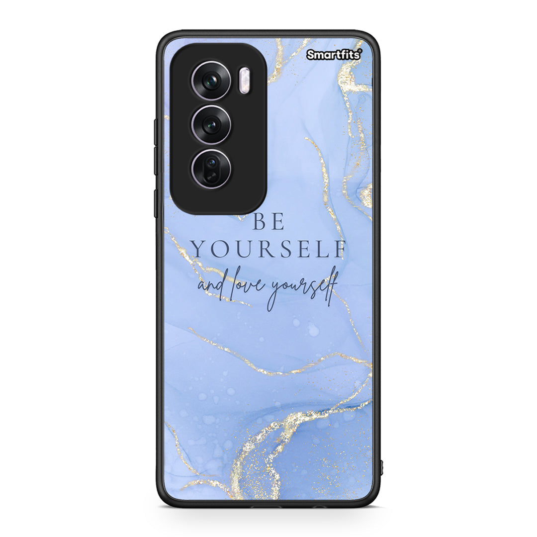 Oppo Reno12 Pro Be Yourself θήκη από τη Smartfits με σχέδιο στο πίσω μέρος και μαύρο περίβλημα | Smartphone case with colorful back and black bezels by Smartfits