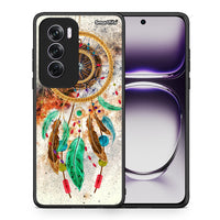 Thumbnail for Θήκη Oppo Reno12 Pro DreamCatcher Boho από τη Smartfits με σχέδιο στο πίσω μέρος και μαύρο περίβλημα | Oppo Reno12 Pro DreamCatcher Boho case with colorful back and black bezels