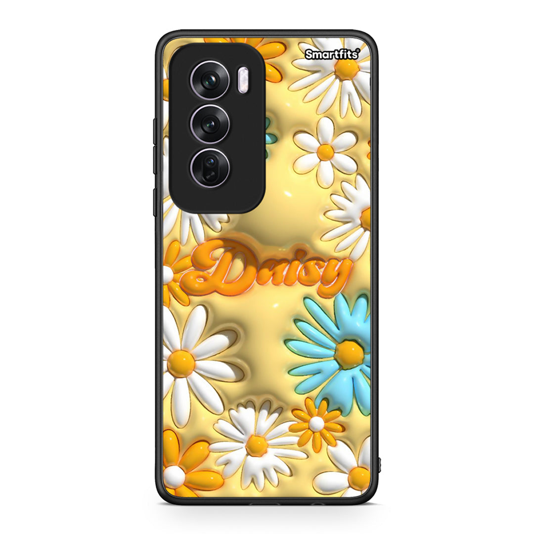 Oppo Reno12 Pro Bubble Daisies θήκη από τη Smartfits με σχέδιο στο πίσω μέρος και μαύρο περίβλημα | Smartphone case with colorful back and black bezels by Smartfits