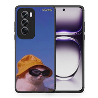 Thumbnail for Θήκη Oppo Reno12 Pro Cat Diva από τη Smartfits με σχέδιο στο πίσω μέρος και μαύρο περίβλημα | Oppo Reno12 Pro Cat Diva case with colorful back and black bezels