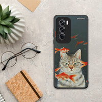 Thumbnail for Cat Goldfish - Oppo Reno12 Pro θήκη