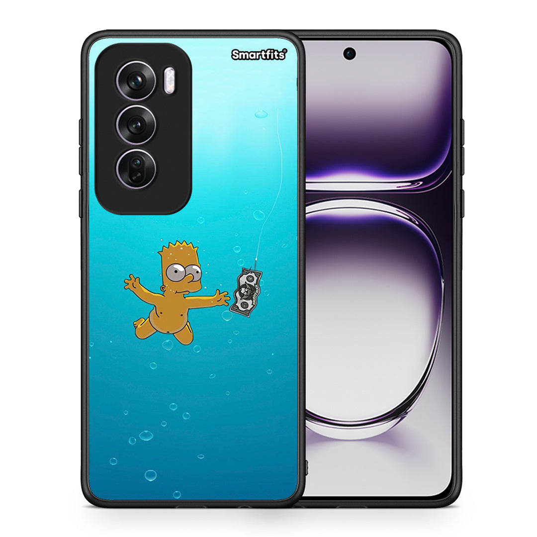 Θήκη Oppo Reno12 Pro Chasing Money από τη Smartfits με σχέδιο στο πίσω μέρος και μαύρο περίβλημα | Oppo Reno12 Pro Chasing Money case with colorful back and black bezels