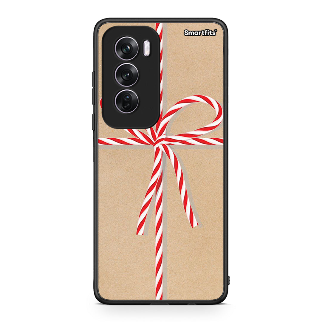 Oppo Reno12 Pro Christmas Gift θήκη από τη Smartfits με σχέδιο στο πίσω μέρος και μαύρο περίβλημα | Smartphone case with colorful back and black bezels by Smartfits