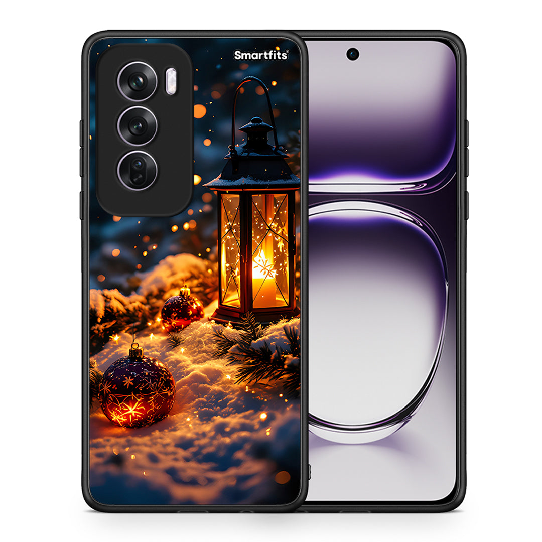 Θήκη Oppo Reno12 Pro Christmas Ornaments από τη Smartfits με σχέδιο στο πίσω μέρος και μαύρο περίβλημα | Oppo Reno12 Pro Christmas Ornaments case with colorful back and black bezels