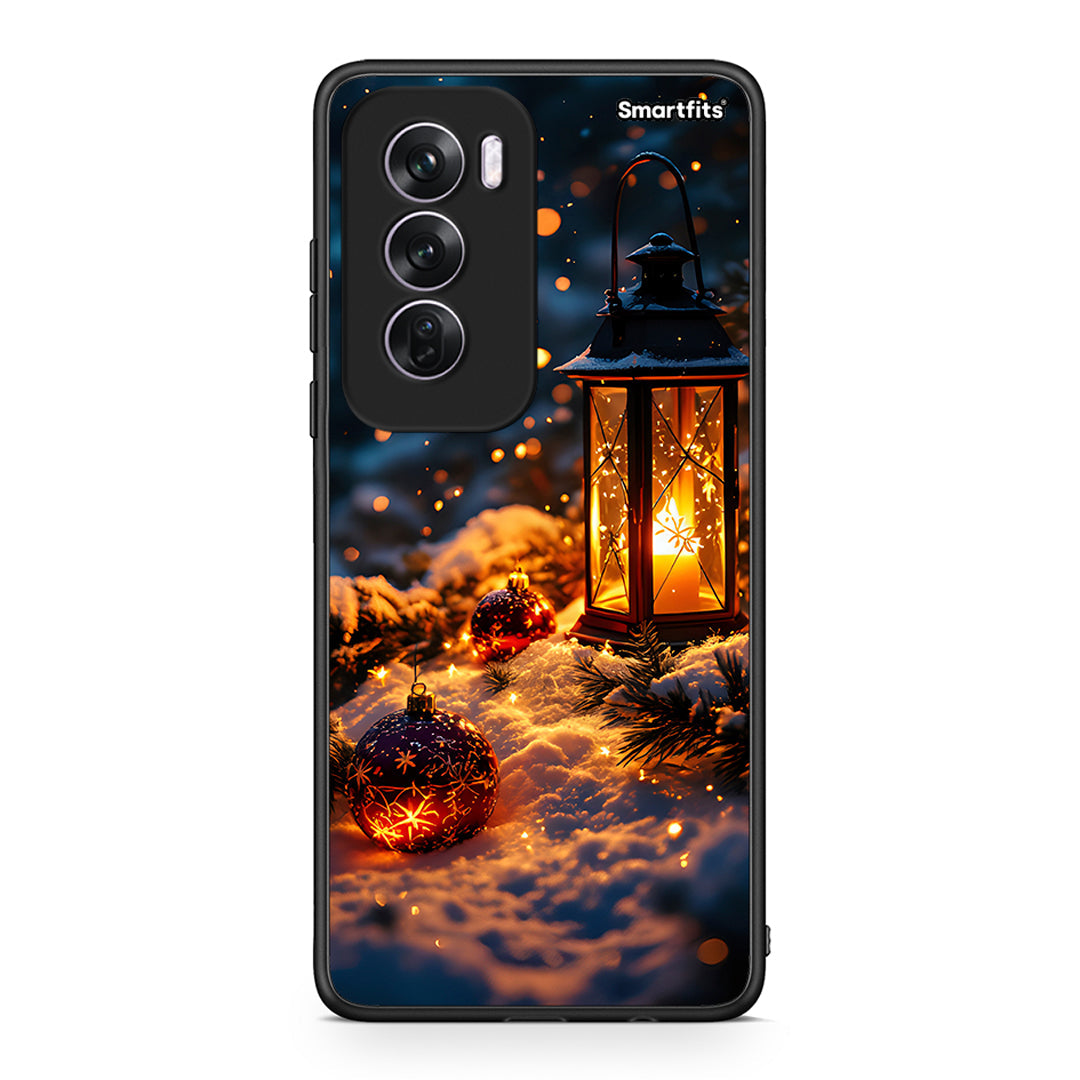 Oppo Reno12 Pro Christmas Ornaments θήκη από τη Smartfits με σχέδιο στο πίσω μέρος και μαύρο περίβλημα | Smartphone case with colorful back and black bezels by Smartfits