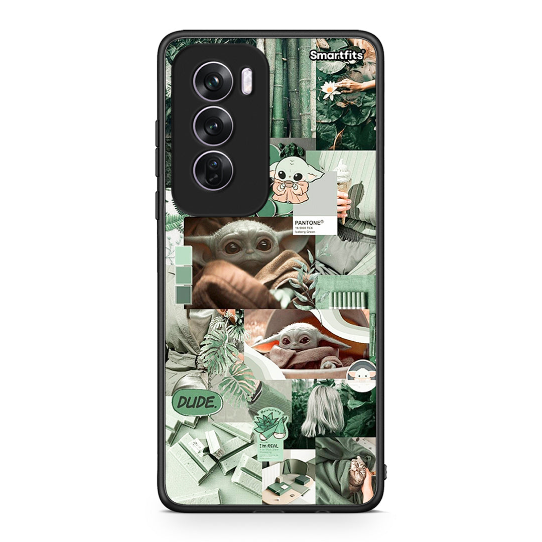 Oppo Reno12 Pro Collage Dude Θήκη Αγίου Βαλεντίνου από τη Smartfits με σχέδιο στο πίσω μέρος και μαύρο περίβλημα | Smartphone case with colorful back and black bezels by Smartfits