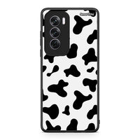 Thumbnail for Oppo Reno12 Pro Cow Print θήκη από τη Smartfits με σχέδιο στο πίσω μέρος και μαύρο περίβλημα | Smartphone case with colorful back and black bezels by Smartfits