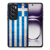 Thumbnail for Θήκη Oppo Reno12 Pro Greek Flag από τη Smartfits με σχέδιο στο πίσω μέρος και μαύρο περίβλημα | Oppo Reno12 Pro Greek Flag case with colorful back and black bezels