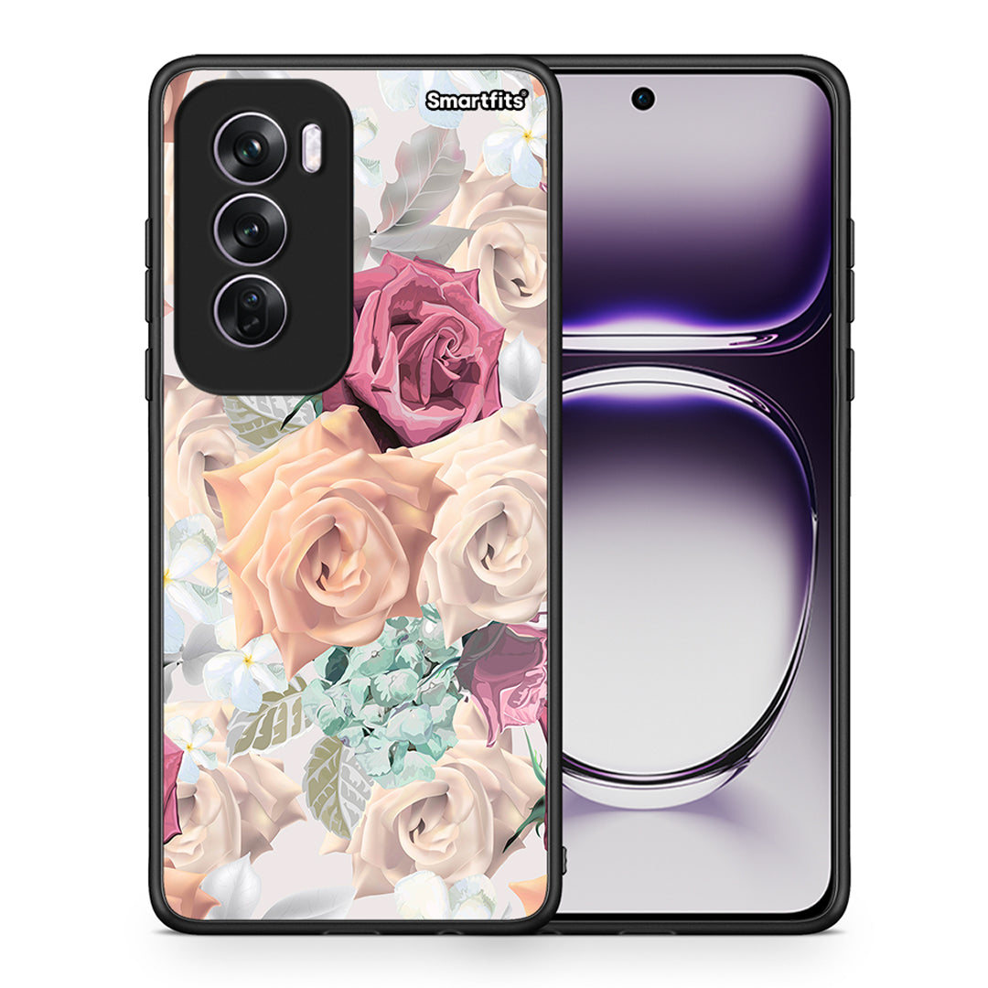 Θήκη Oppo Reno12 Pro Bouquet Floral από τη Smartfits με σχέδιο στο πίσω μέρος και μαύρο περίβλημα | Oppo Reno12 Pro Bouquet Floral case with colorful back and black bezels