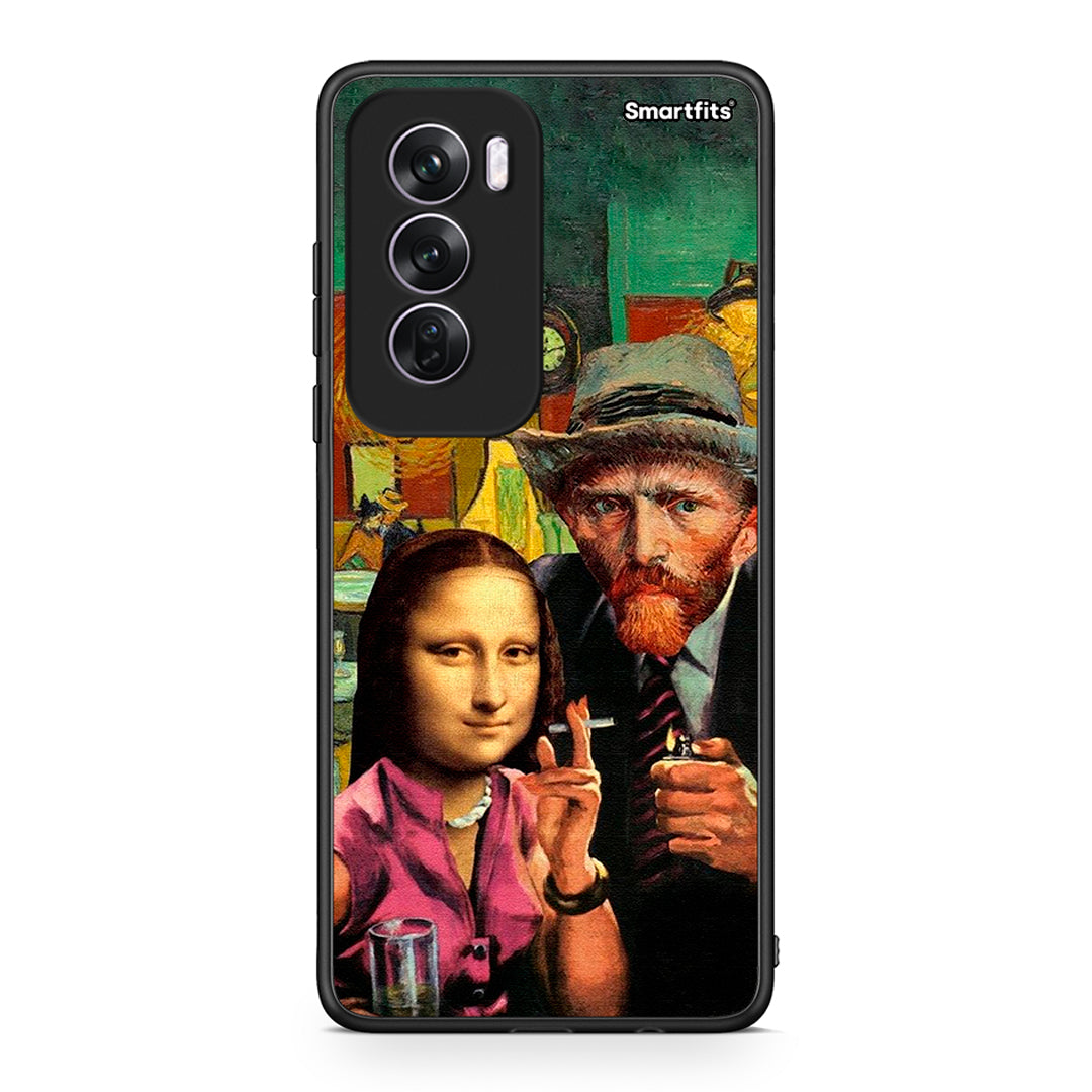 Oppo Reno12 Pro Funny Art θήκη από τη Smartfits με σχέδιο στο πίσω μέρος και μαύρο περίβλημα | Smartphone case with colorful back and black bezels by Smartfits