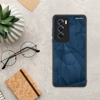 Thumbnail for Geometric Blue Abstract - Oppo Reno12 Pro θήκη