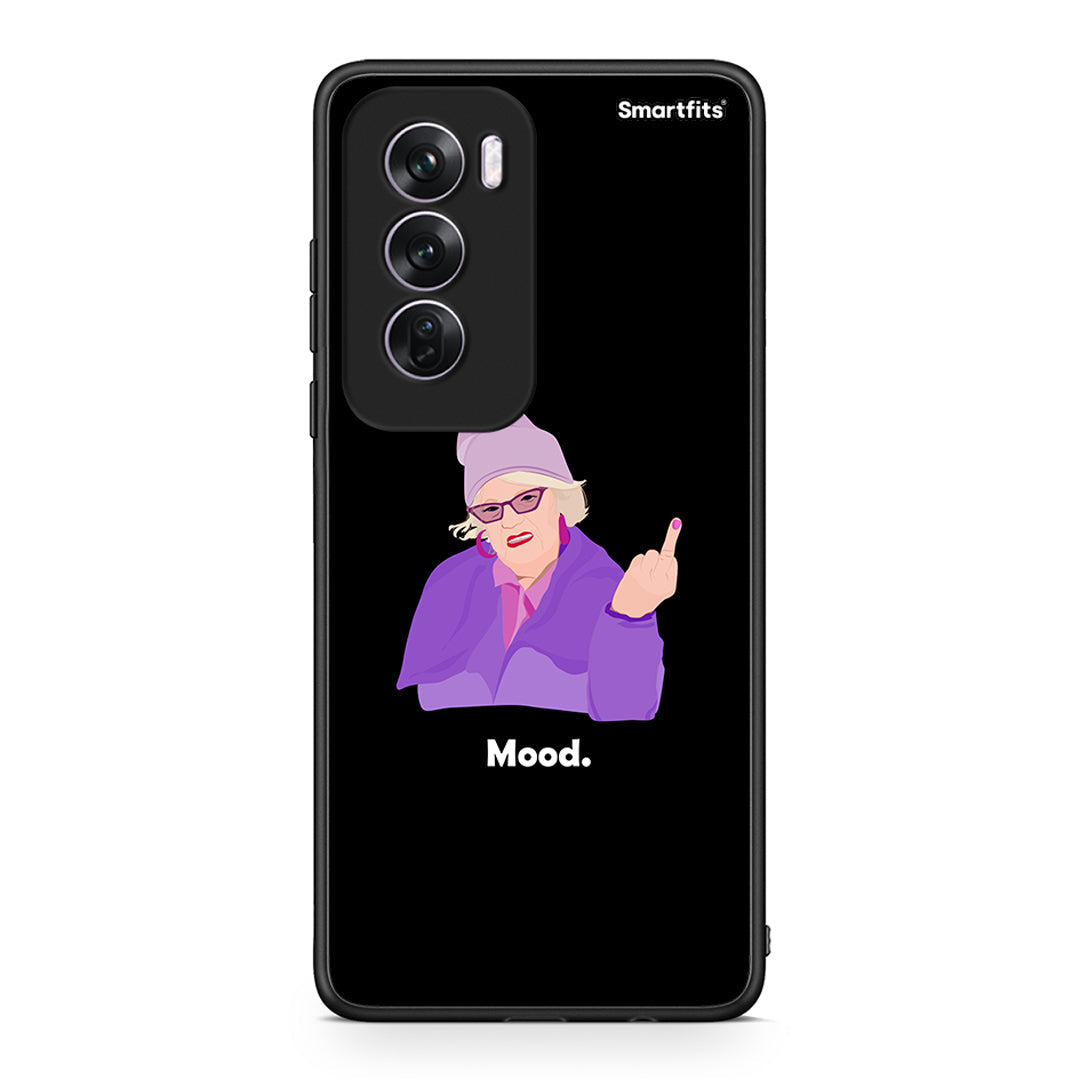 Oppo Reno12 Pro Grandma Mood Black θήκη από τη Smartfits με σχέδιο στο πίσω μέρος και μαύρο περίβλημα | Smartphone case with colorful back and black bezels by Smartfits