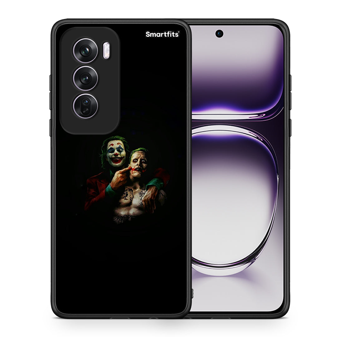 Θήκη Oppo Reno12 Pro Clown Hero από τη Smartfits με σχέδιο στο πίσω μέρος και μαύρο περίβλημα | Oppo Reno12 Pro Clown Hero case with colorful back and black bezels