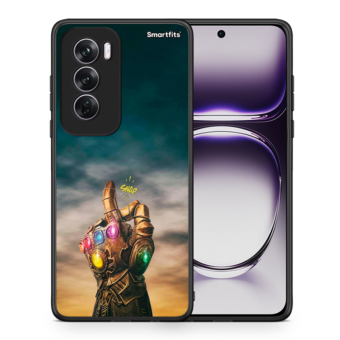 Θήκη Oppo Reno12 Pro Infinity Snap από τη Smartfits με σχέδιο στο πίσω μέρος και μαύρο περίβλημα | Oppo Reno12 Pro Infinity Snap case with colorful back and black bezels