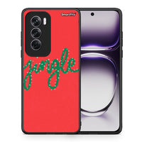 Thumbnail for Θήκη Oppo Reno12 Pro Jingle Xmas από τη Smartfits με σχέδιο στο πίσω μέρος και μαύρο περίβλημα | Oppo Reno12 Pro Jingle Xmas case with colorful back and black bezels