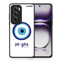 Thumbnail for Θήκη Oppo Reno12 Pro Karma Says από τη Smartfits με σχέδιο στο πίσω μέρος και μαύρο περίβλημα | Oppo Reno12 Pro Karma Says case with colorful back and black bezels