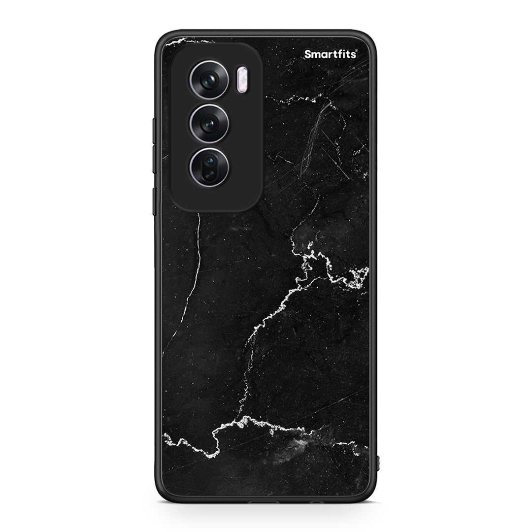 Oppo Reno12 Pro Marble Black θήκη από τη Smartfits με σχέδιο στο πίσω μέρος και μαύρο περίβλημα | Smartphone case with colorful back and black bezels by Smartfits