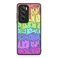 Thumbnail for Oppo Reno12 Pro Melting Rainbow θήκη από τη Smartfits με σχέδιο στο πίσω μέρος και μαύρο περίβλημα | Smartphone case with colorful back and black bezels by Smartfits