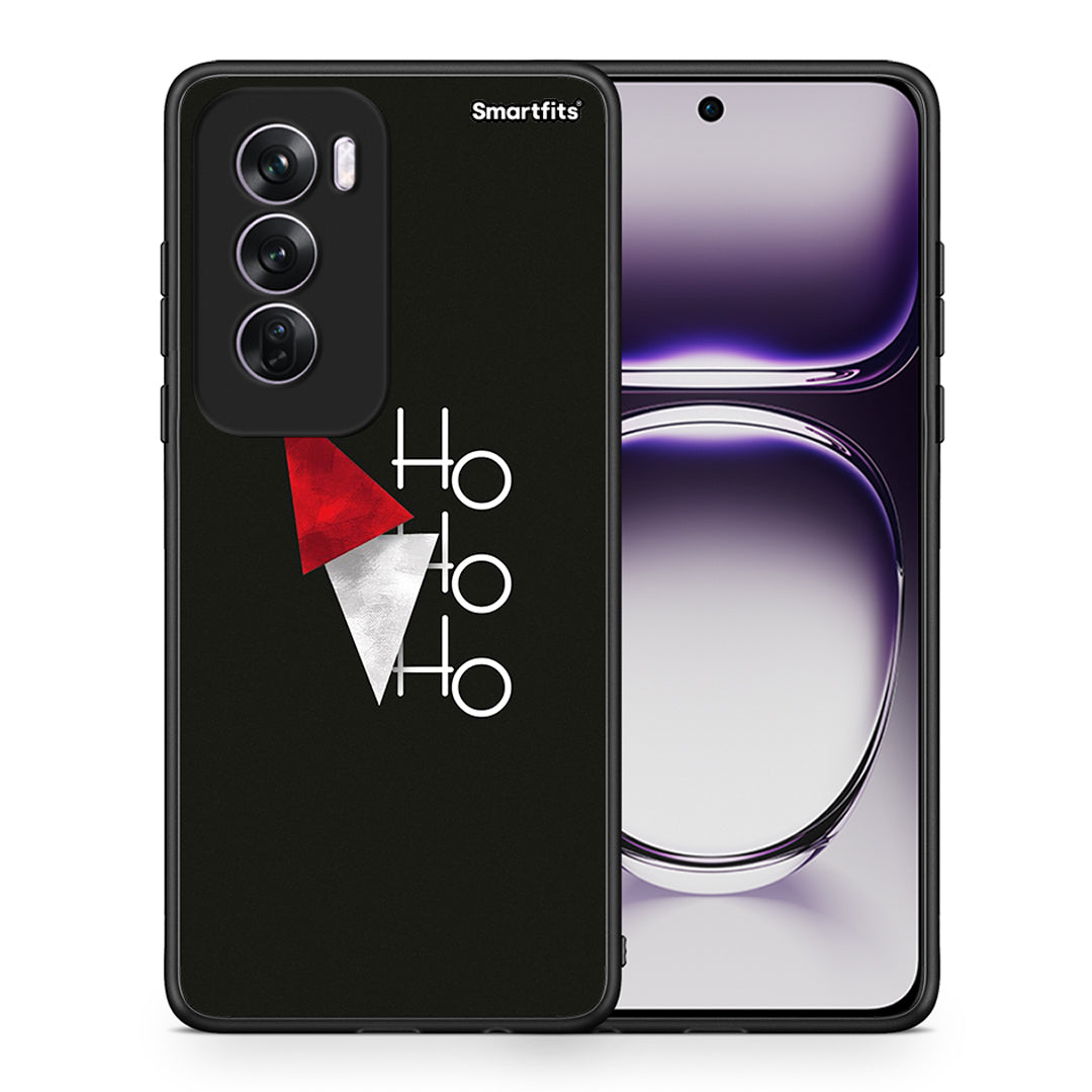 Θήκη Oppo Reno12 Pro Minimal Christmas από τη Smartfits με σχέδιο στο πίσω μέρος και μαύρο περίβλημα | Oppo Reno12 Pro Minimal Christmas case with colorful back and black bezels