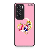 Thumbnail for Oppo Reno12 Pro Moon Girl θήκη από τη Smartfits με σχέδιο στο πίσω μέρος και μαύρο περίβλημα | Smartphone case with colorful back and black bezels by Smartfits